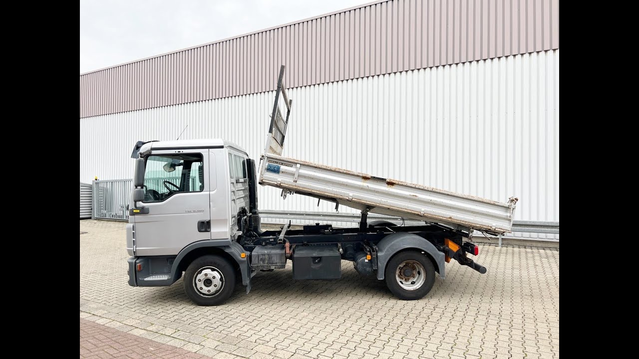 MAN - TGL 8.180 4X2 BB, Meiller Kipper, 2x AHK