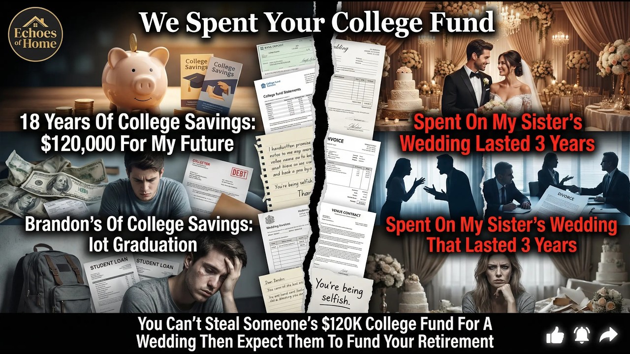 My Parents Saved $120,000 For My College Fund. Then They Spent It All On My Sister's Wedding And...