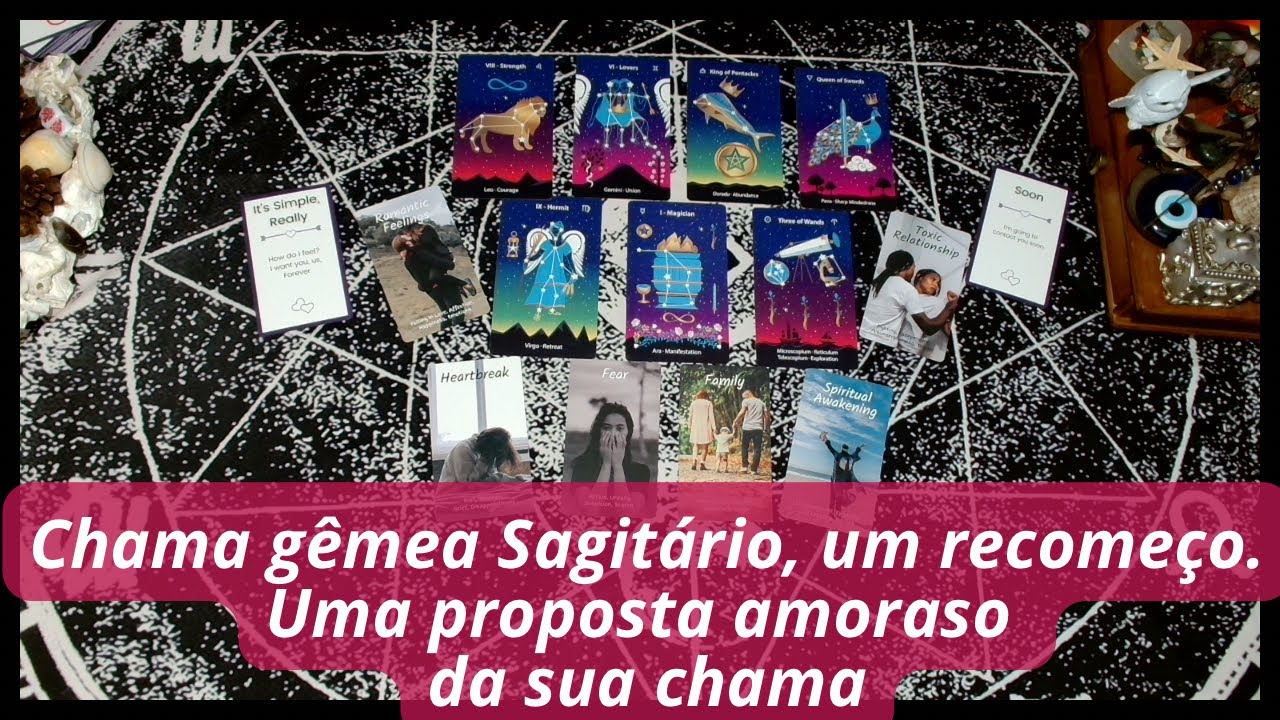 Chama gêmea Sagitário, um recomeço. Uma proposta amoraso da sua chama