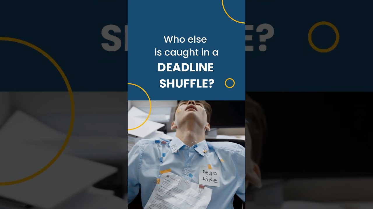 Who else is caught in a Deadline Shuffle?  #projectmanagement
