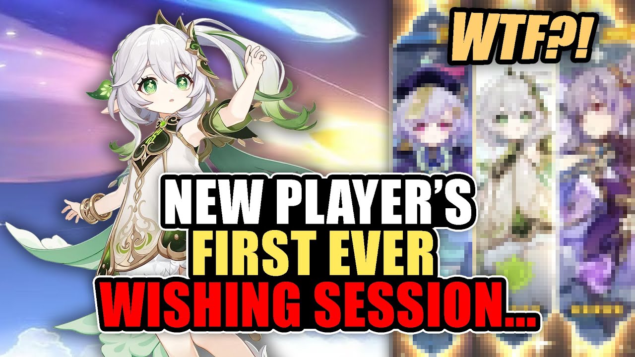New Player gets BLESSED by Nahida Summons... (First Time Wishing) | Genshin Impact