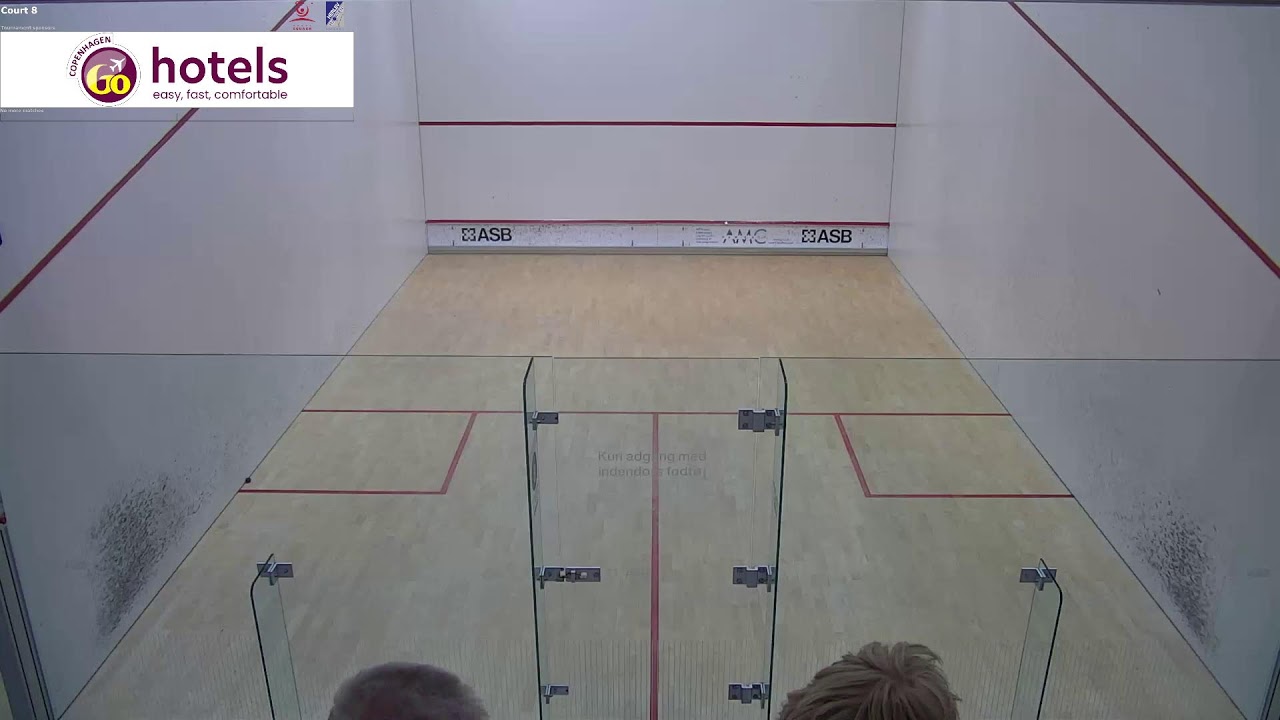 Squash Danish Masters 2025 Sunday - Court 8