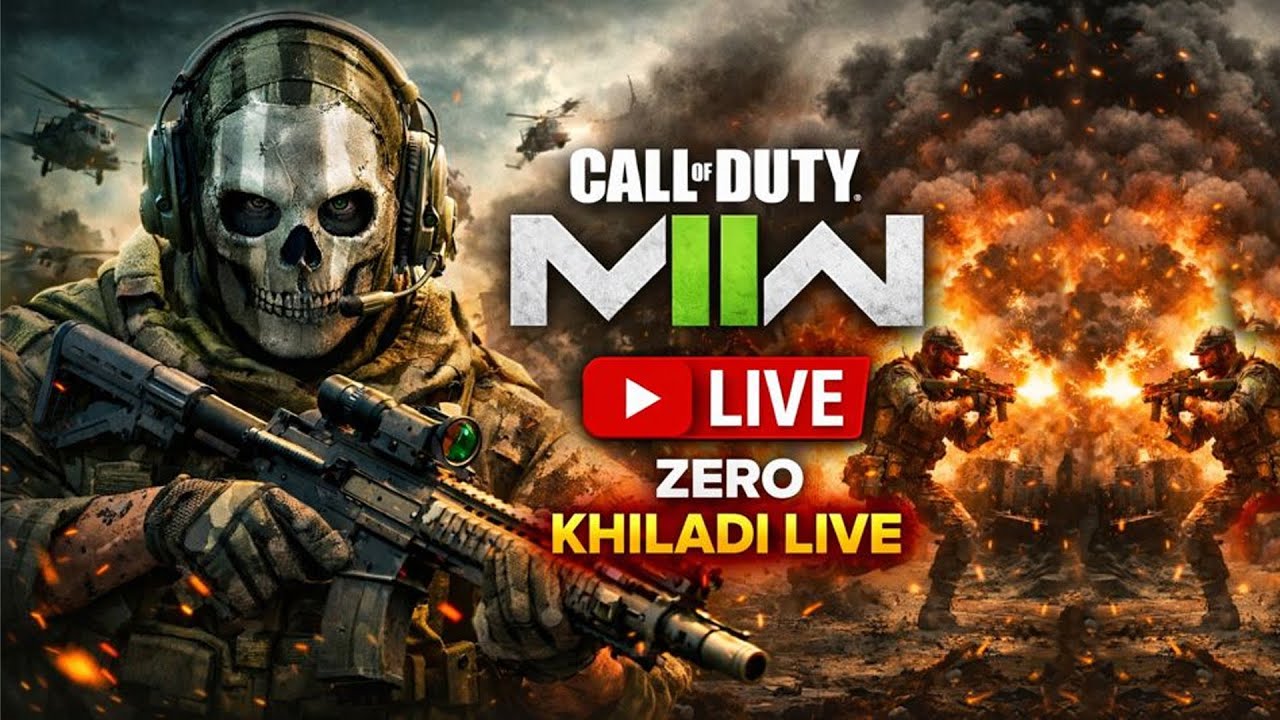 MODERN WARFARE 2 LIVE 🔥 Intense War Gameplay | ZERO KHILADI LIVE 🎮