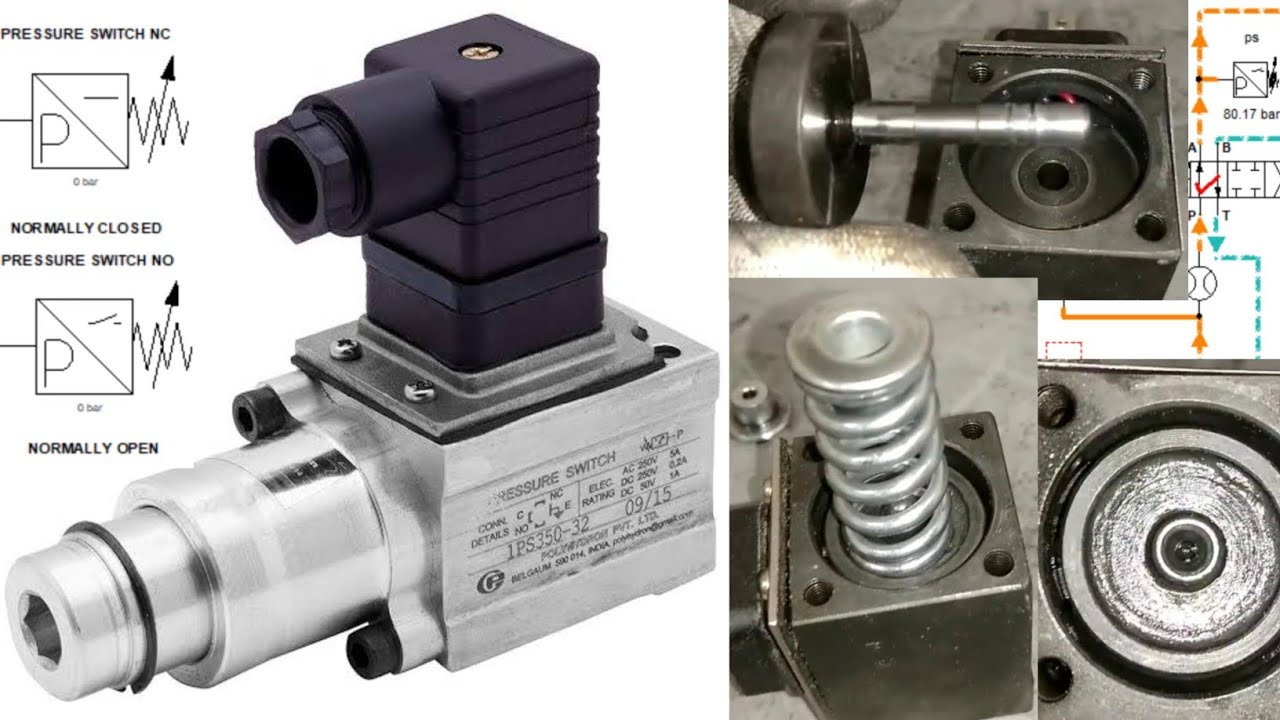Hydraulic Pressure Switch || Pressure Switch Working
