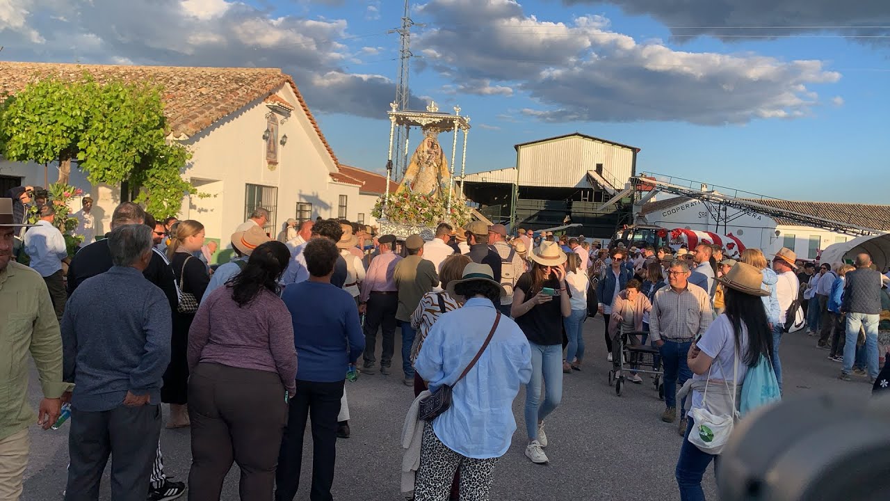 Llegada de la Virgen de Luna a Villanueva de Córdoba. 20 de mayo de 2024.