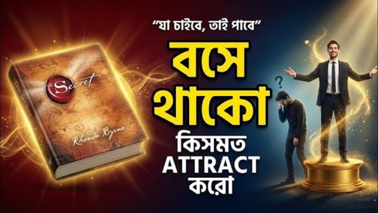 বসে থাকলে কিছুই বদলাবে না | The Secret অনুযায়ী কিসমত ATTRACT করার গোপন নিয়ম | Book Summary Bangla