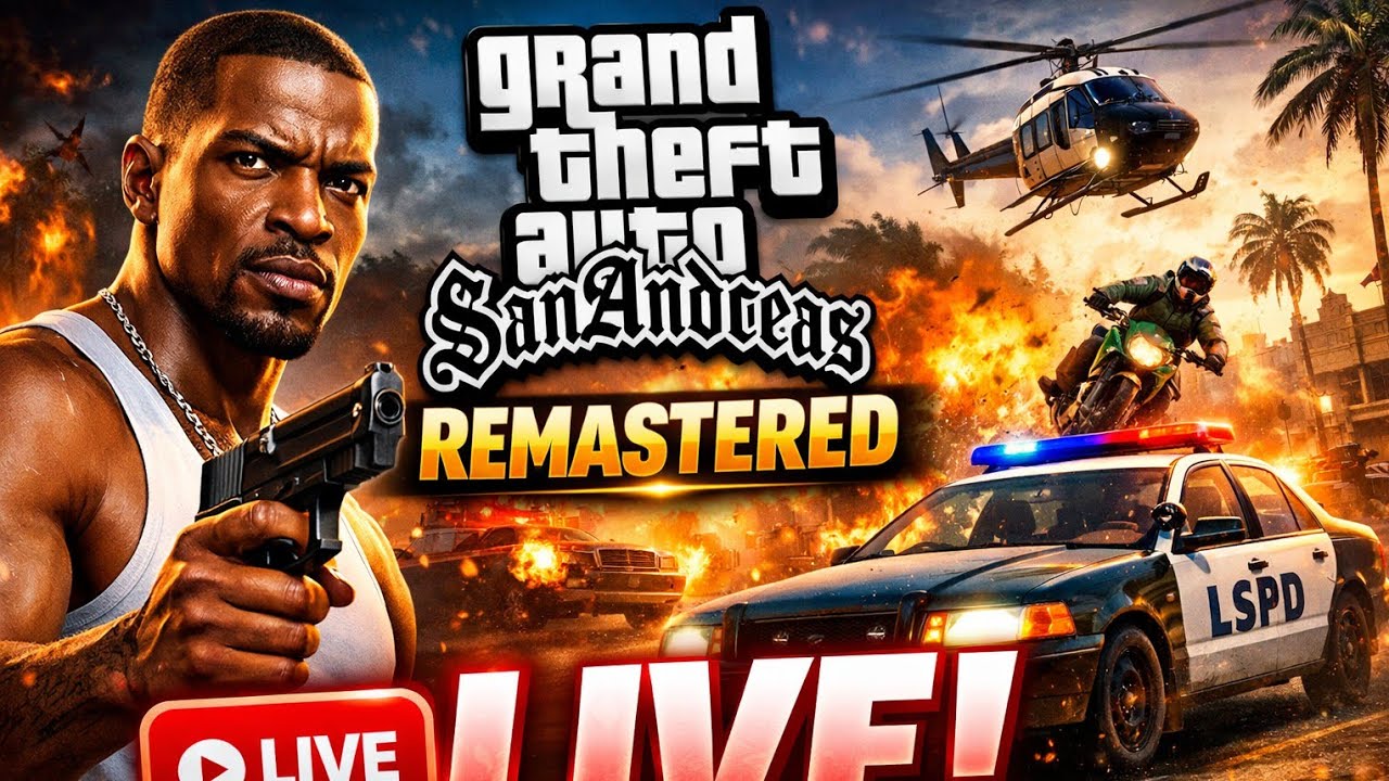 Gta san andreas remastered gameplay | How To Download Gta San Andreas in mod Apk obb | Gta 5 online