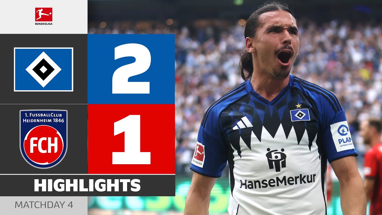 FIRST WIN For Hamburg! | HAMBURGER SV - HEIDENHEIM | Highlights | Matchday 4 &ndash; Bundesliga 2025/26
