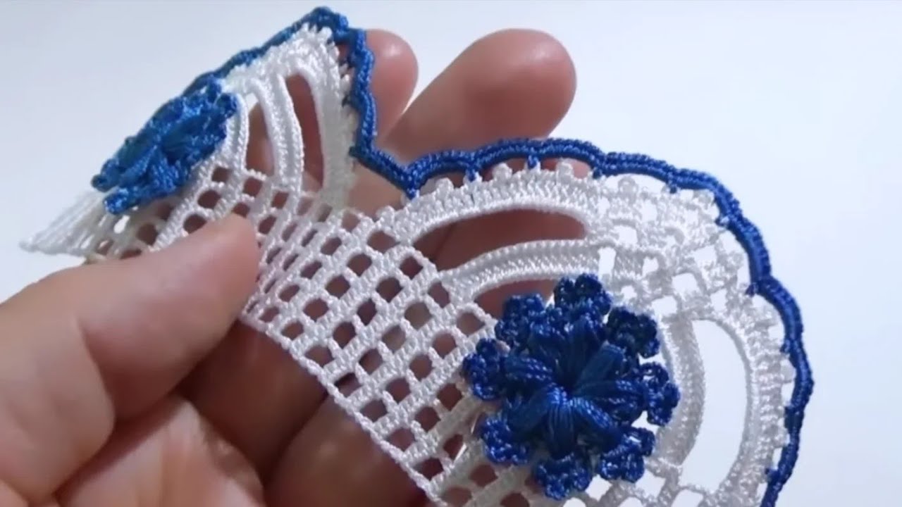 Fıstık gibi oldu🤍🧵💙 #havlukenarı #crochet