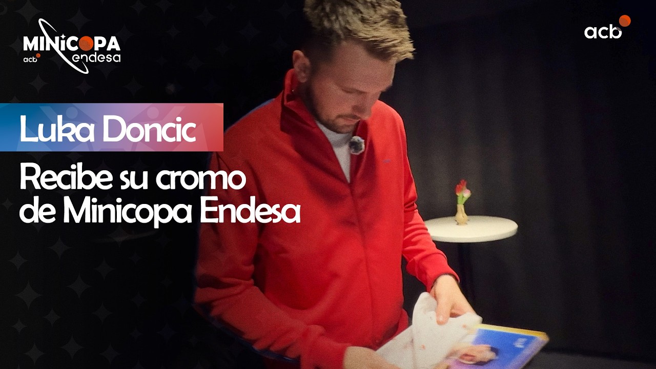 Le damos su CROMO de MINICOPA ENDESA a LUKA DONCIC | Minicopa Endesa Valencia 2026
