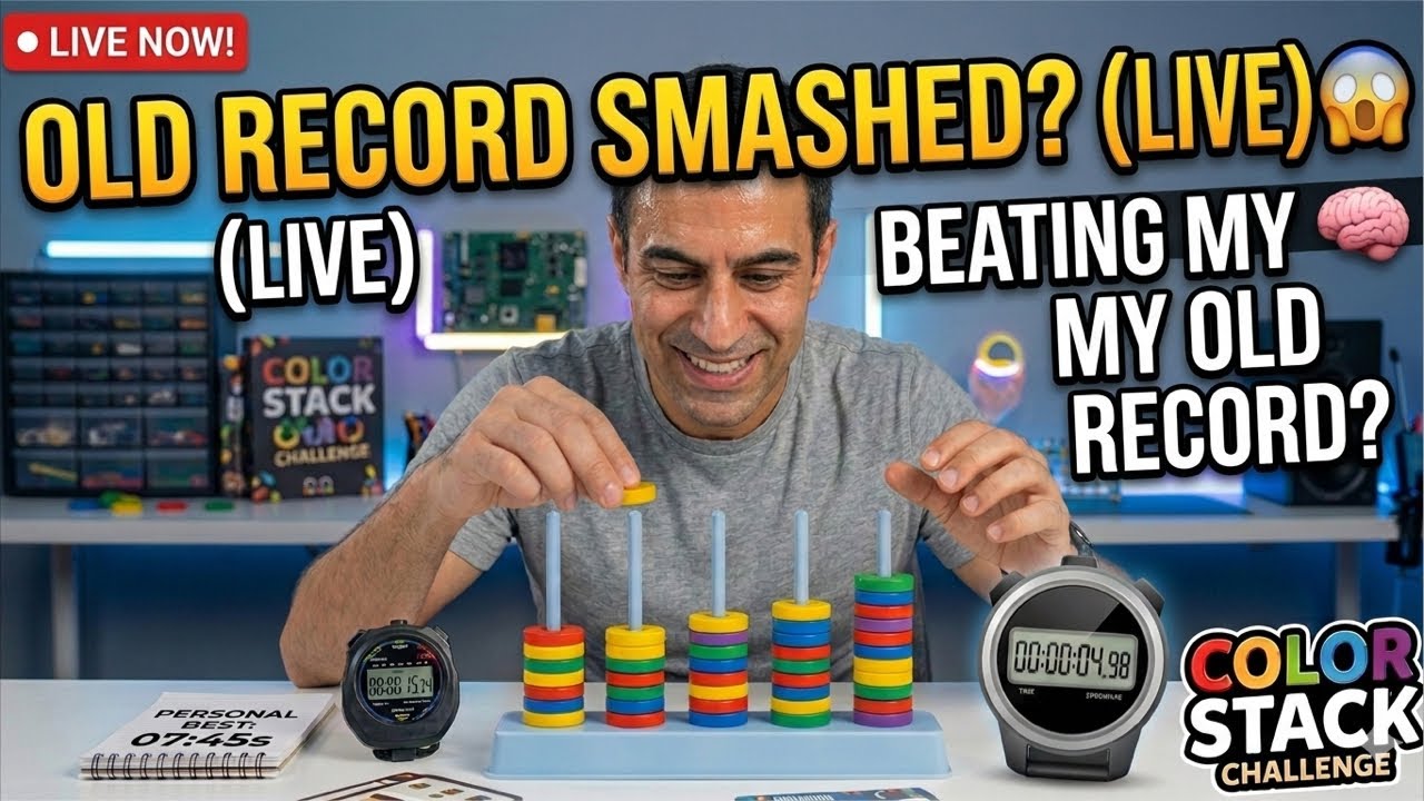 NEW PERSONAL BEST! 🏆 Color Stack Challenge Solo Record!