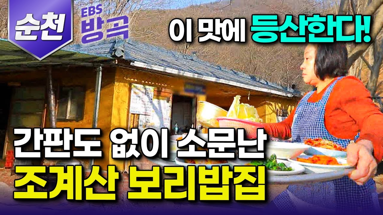 [전남 순천] 힘겹게 오르지 않으면 맛볼 수 없는 등산인들의 특권! 간판 하나 없는데 전국에서 찾아오는 산중 보리밥집｜나 홀로 노지 캠핑｜조계산｜국내여행｜#한국기행 #방방곡곡