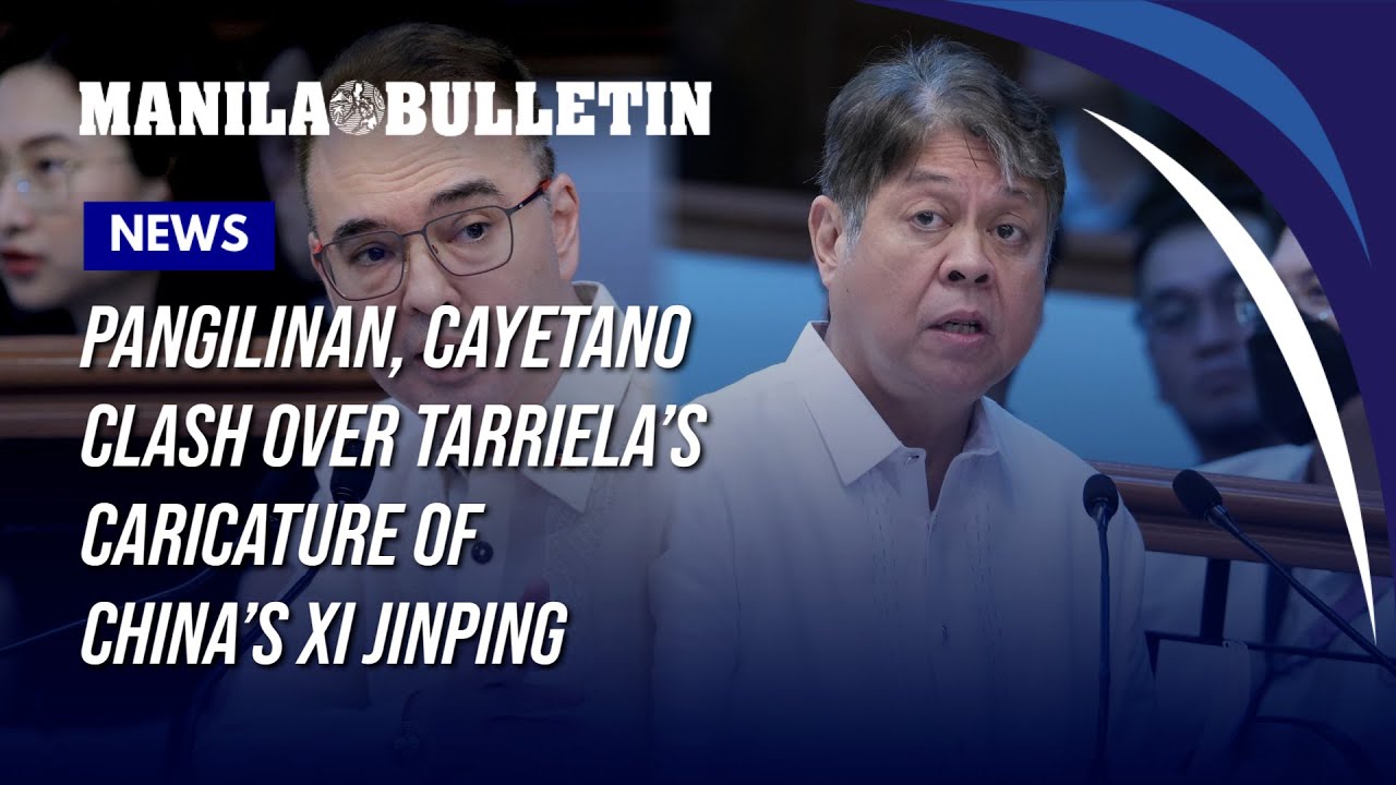 Pangilinan, Cayetano clash over Tarriela’s caricature of China’s Xi Jinping