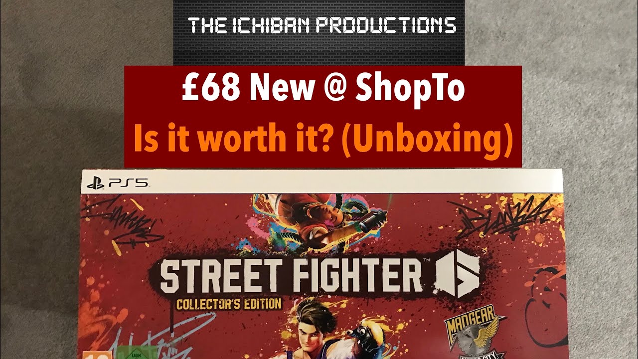 £68 from ShopTo! Is it worth it? Street Fighter 6 Collector's Edition Unboxing UK PS5 Xbox Series X