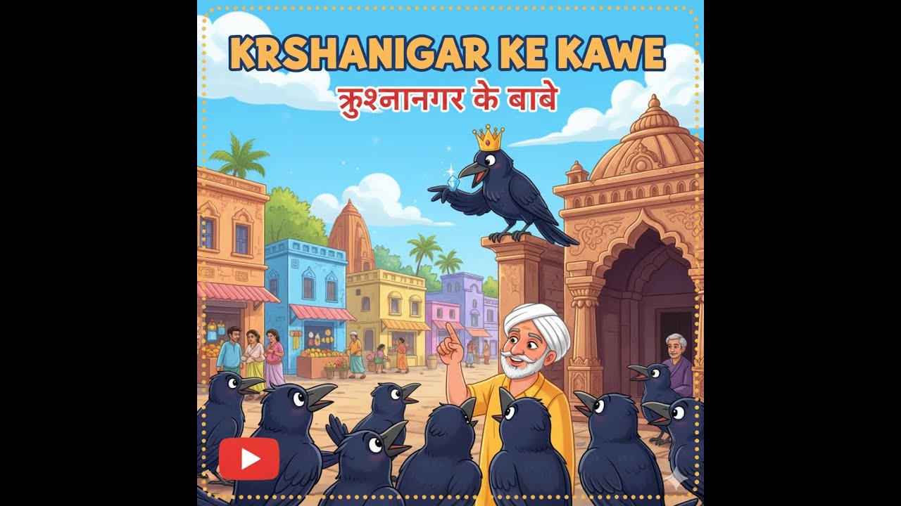Krishnanagar Ke Kawe (कृष्णानगर के कौवे) | The Clever Counting Challenge | Hindi Folk Tale