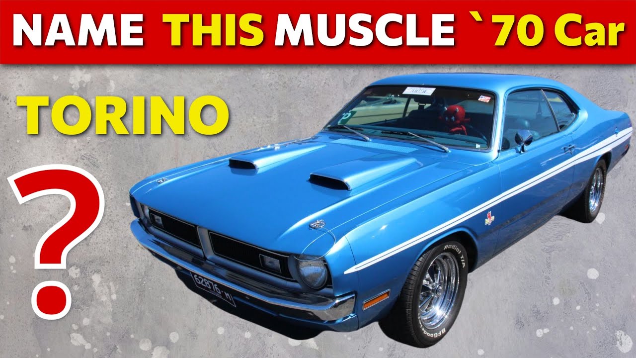 Can You NAME These 20 Classic American Muscle Cars from the 1970s