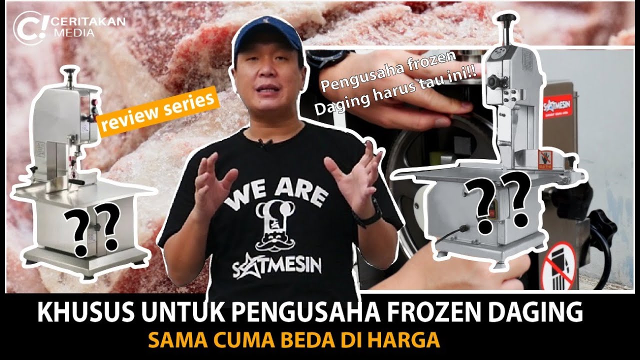 Kebanjiran Daging tapi Bingung Ngolahnya!?? Yuk Simak Review Mesin Bone Saw Pemotong Daging ini Guys