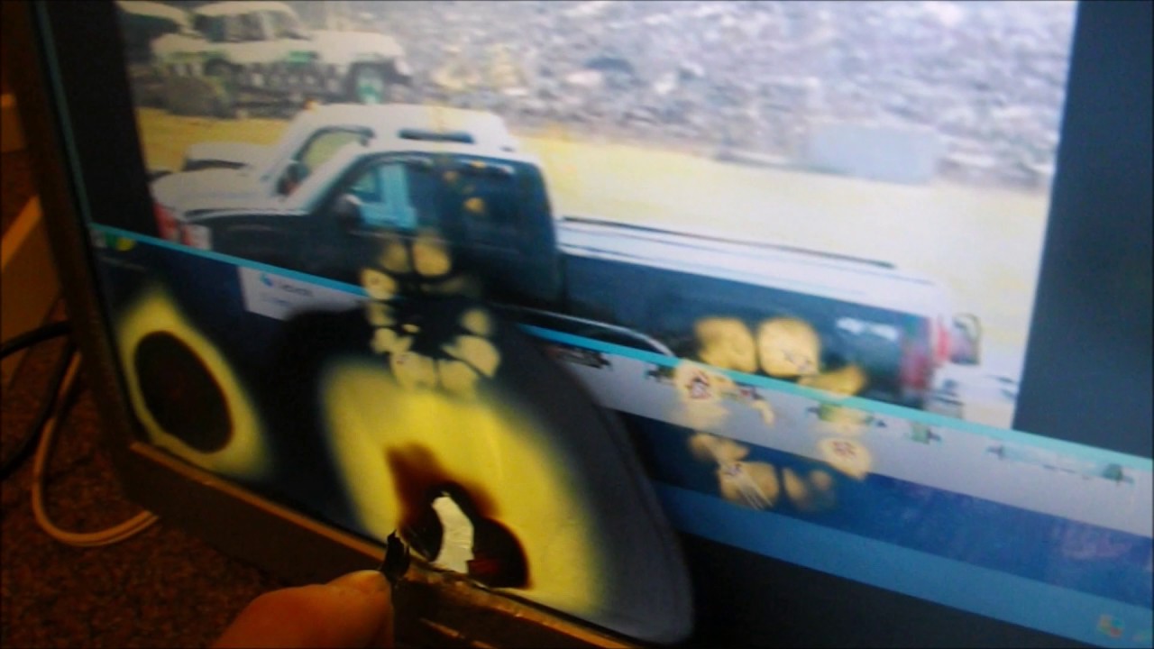 Destroying An LCD Monitor