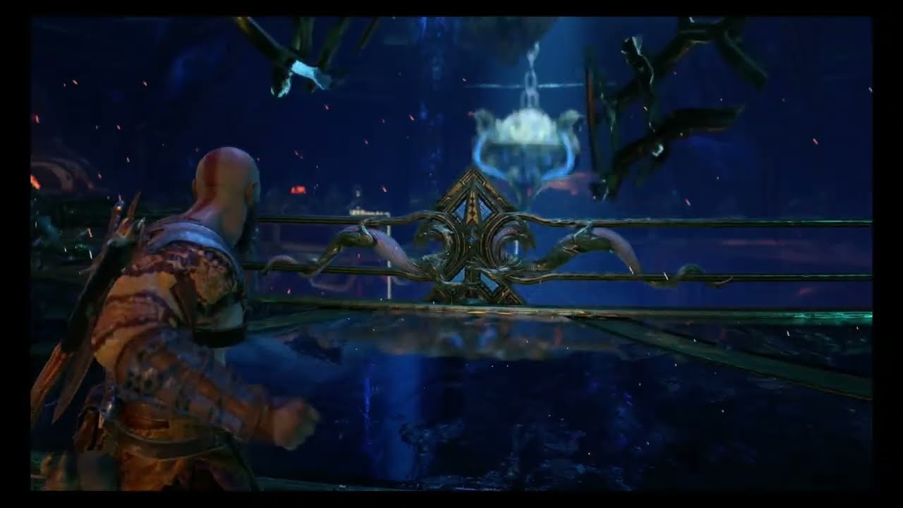 GOD OF WAR 4 - 50 (A Runa Negra) Desative as defesas do cofre e fuja da armadilha