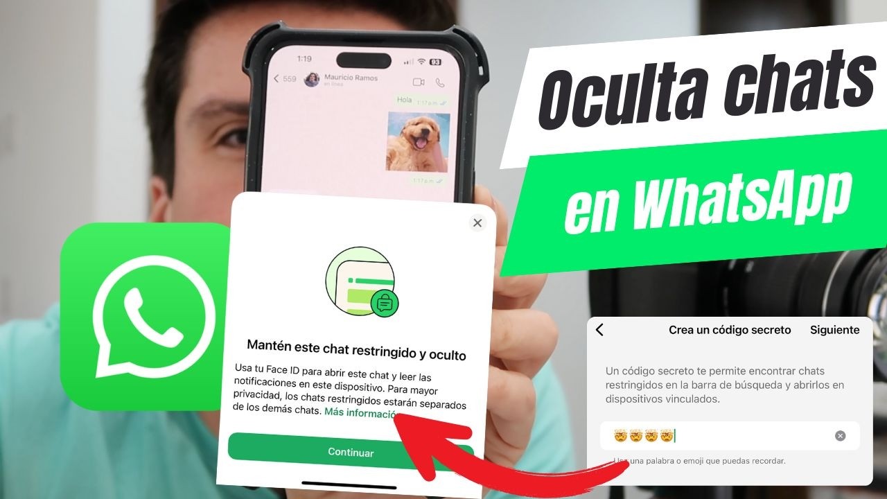 TRUCO! COMO OCULTAR CHATS en WHATSAPP CORRECTAMENTE ✔️