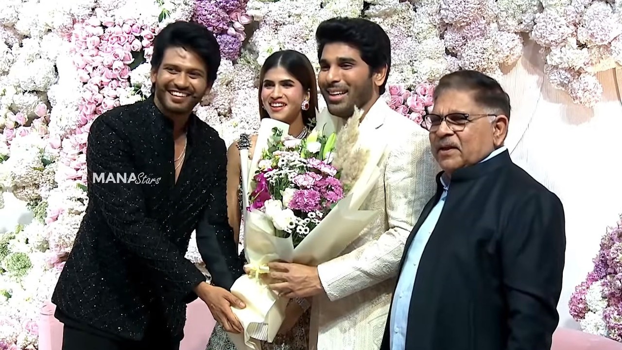 Naveen Polishetty Fun With Allu Sirish | Allu Sirish, Nayanika Pre Wedding Reception