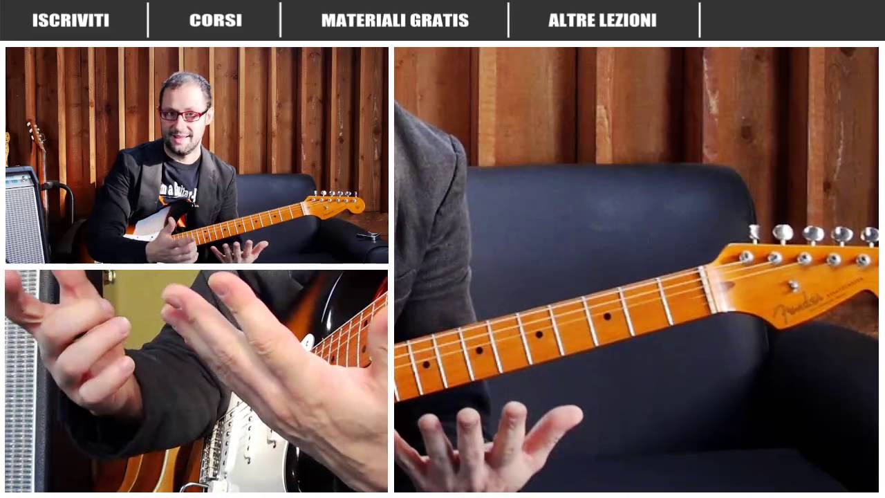 IL LEGATO - HAMMER ON/PULL OFF - LEZIONE CHITARRA - TUTORIAL