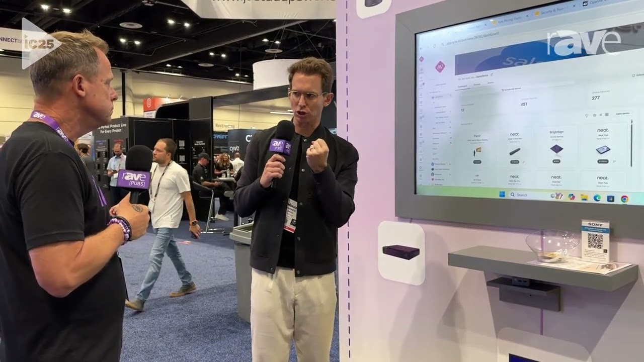 InfoComm 2025: Gary Kayye Gets a Tour of the Xyte Booth from Andrew Gross