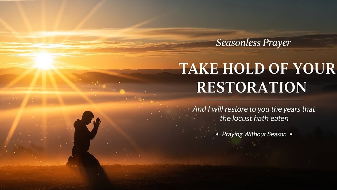 Seasonless Prayers - Declare Your Total Restoration Now - For the Lord will Restore All You've Lost