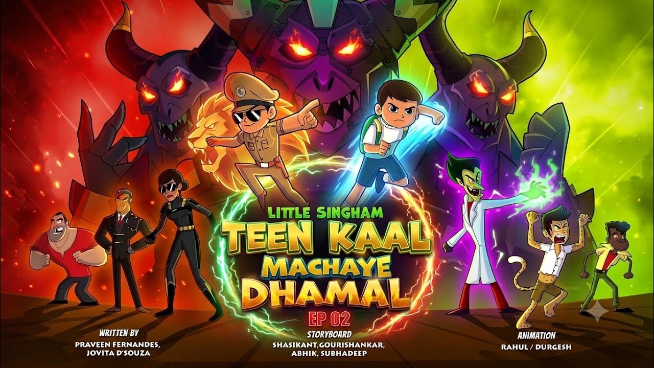 💥Little Singham and the Three Kaals Create Chaos || Episode 2 || 🚨