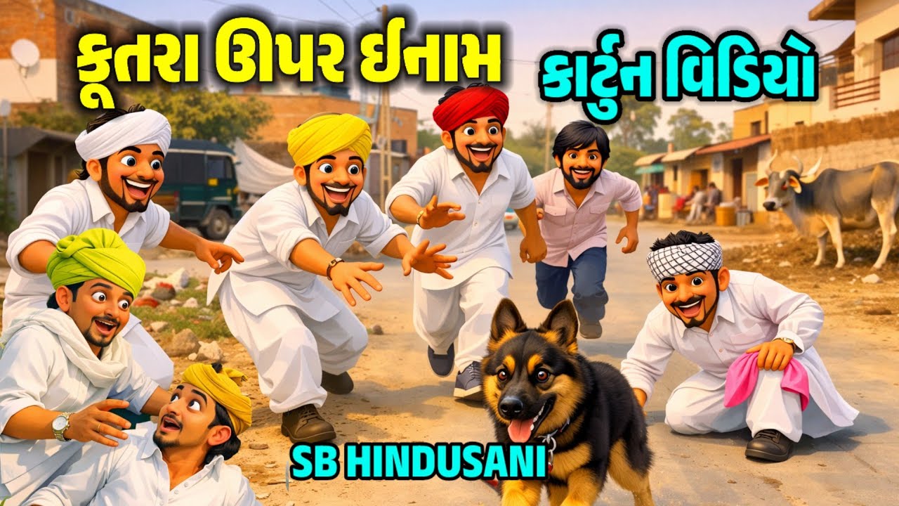 કૂતરા ઊપર ઈનામ // કાર્ટુન સ્ટાઈલ વિડિયો //Fumtaji cartoon video @SBHINDUSTANI 