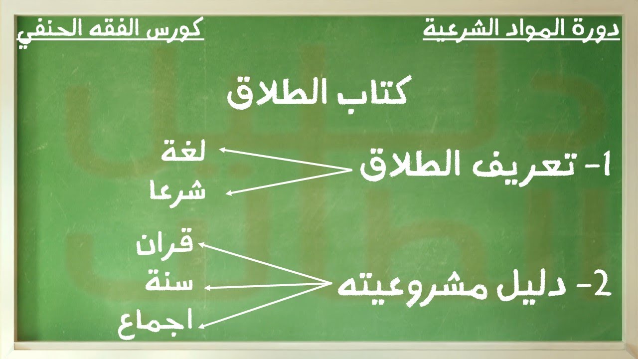 دورة المواد الشرعية فقه حنفي الحصة 4 كتاب الطلاق الصف الثالث الثانوي ازهر شرح مراجعة امتحانات