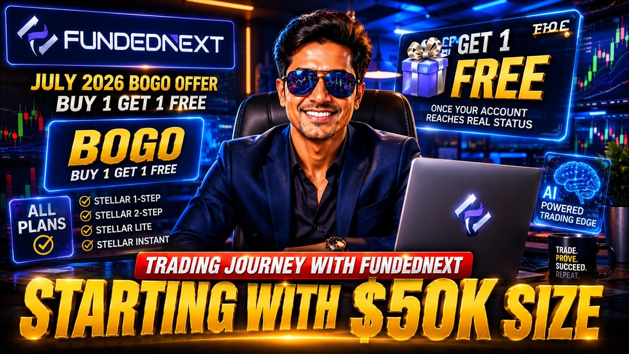 🚀 FundedNext BOGO Offer 2026 | Buy 1 Get 1 FREE + Starting My $50K Challenge