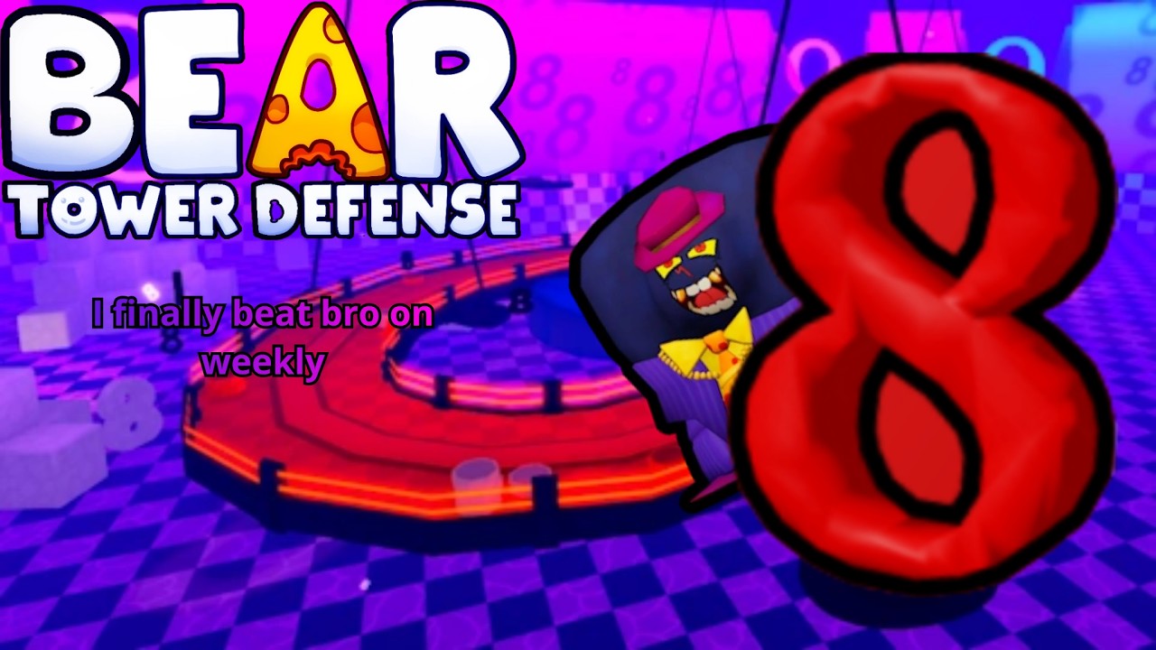 I Finally Beat 8Finity on Weekly Mode | Roblox | Bear Tower Defense