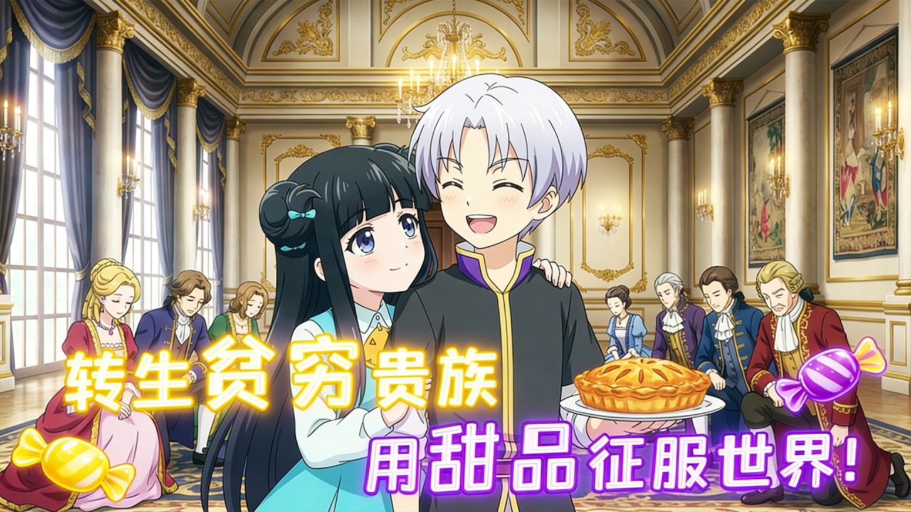甜点师转生贫穷贵族，用苹果派征服异世界！九岁迎娶白富美！一口气看完《甜点转生》！