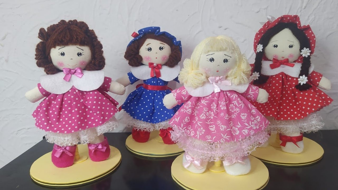 Lindas bonequinhas fáceis de fazer!