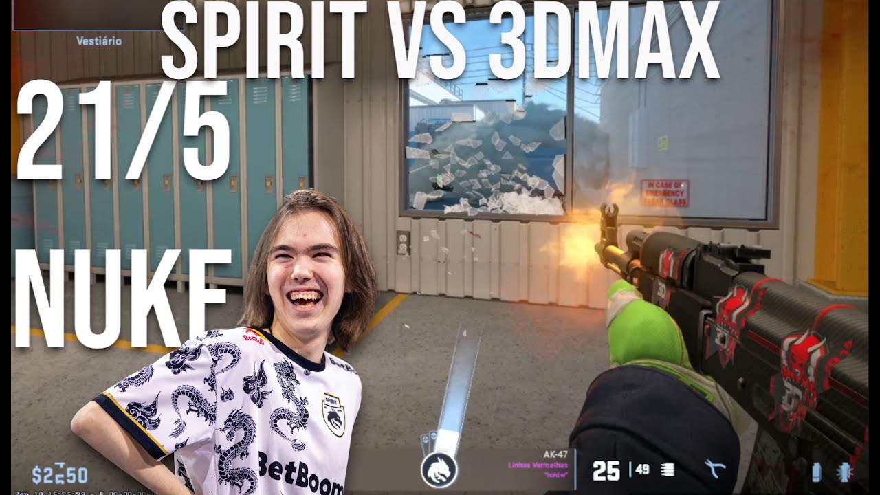 CS2 POV | Donk | Spirit vs 3Dmax | (Nuke) 21/5