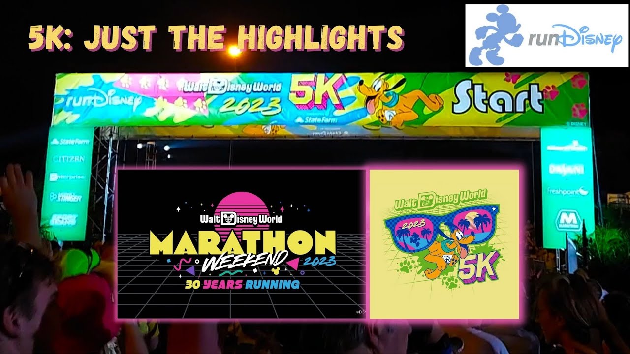 5K Race at the 2023 runDisney Marathon Weekend | Just the Highlights