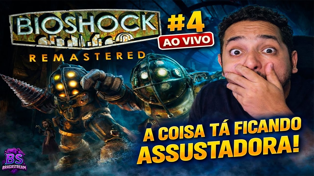 BIOSHOCK REMASTERED 🔥 JOGANDO NO DIFICIL EM PT-BR! | Começando essa obra-prima AO VIVO