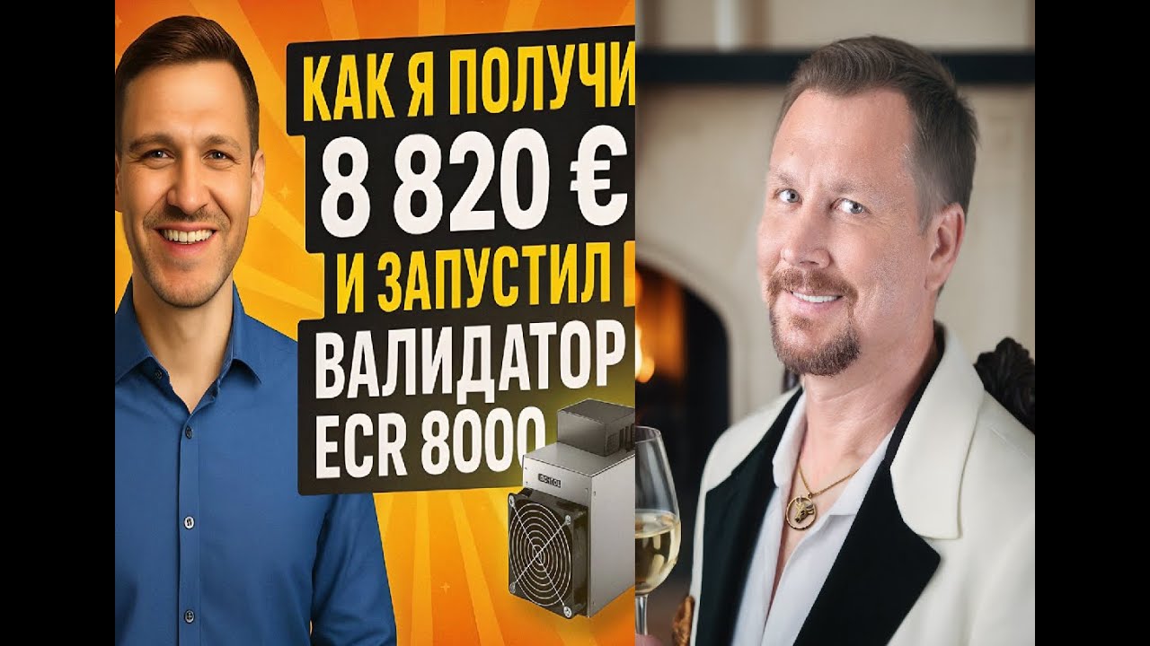 Как я получил 8 820 &euro; и запустил валидатор ECR 8000 &mdash; реальный опыт и пошаговый алгоритм! #ECurrency