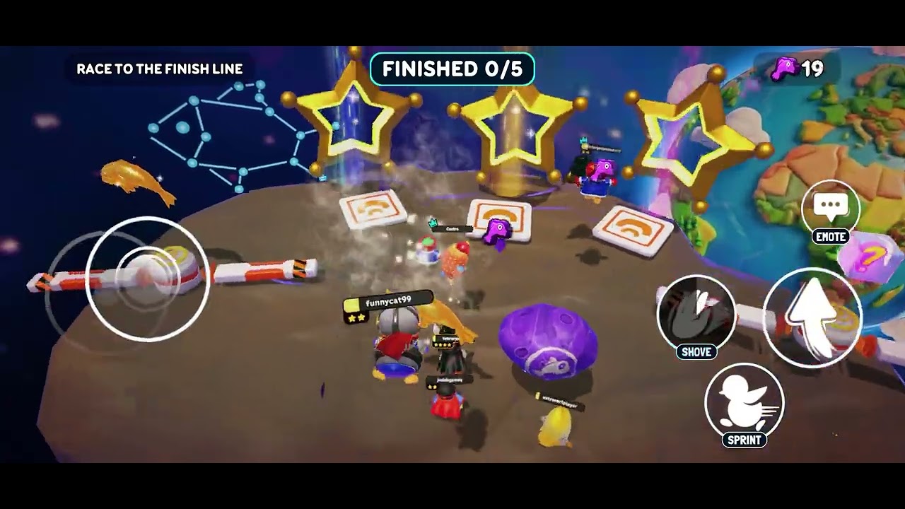 - Pudgy Party Mobile Game - Race: Space Hop