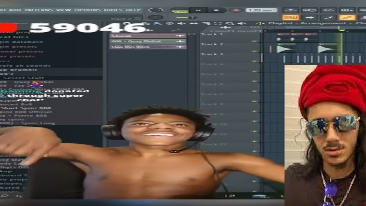 MAKING A BABYTRON X DETROIT BEAT ALL STOCK PLUGINS ON FL STUDIO