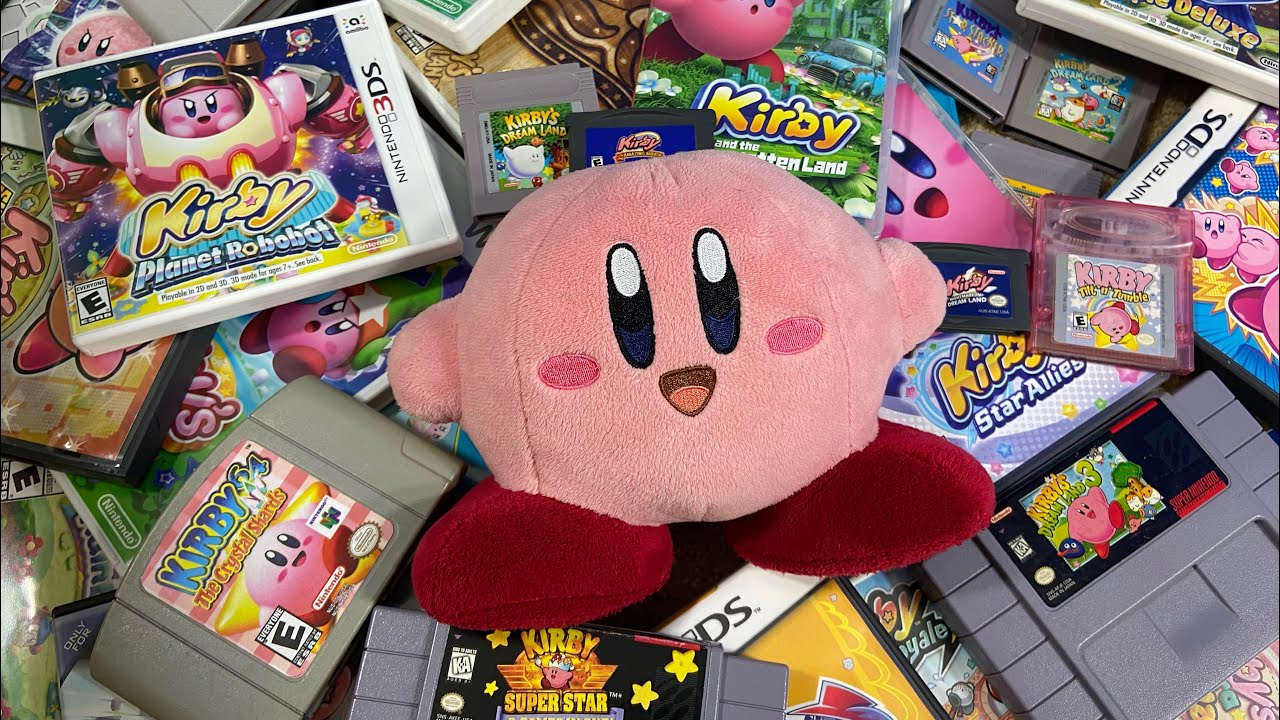 My ENTIRE KIRBY GAME COLLECTION (HAPPY 30TH ANNIVERSARY, KIRBY!)