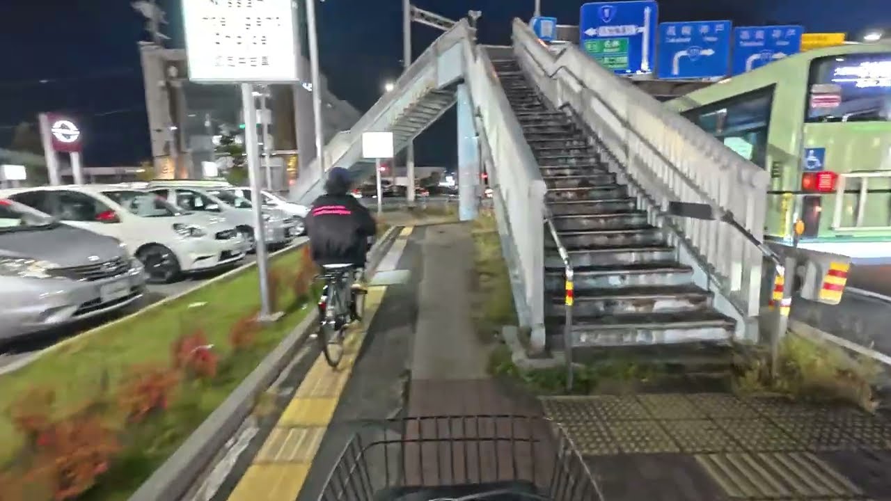 Kyoto Japan  - 4K Cycling Tour | The Vibrant Food & Entertainment Hub