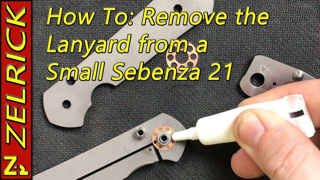 How To: Remove the Small Sebenza 21 Lanyard