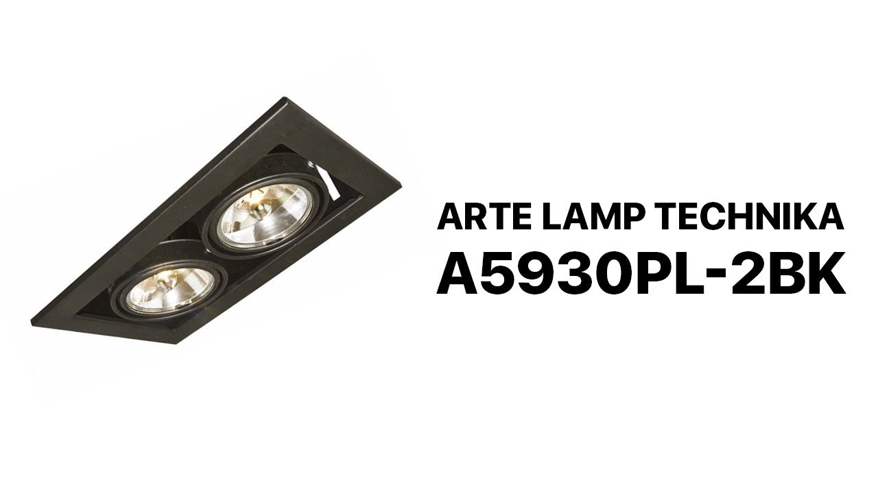 Arte Lamp A5930PL-2BK Technika / Точечный светильник