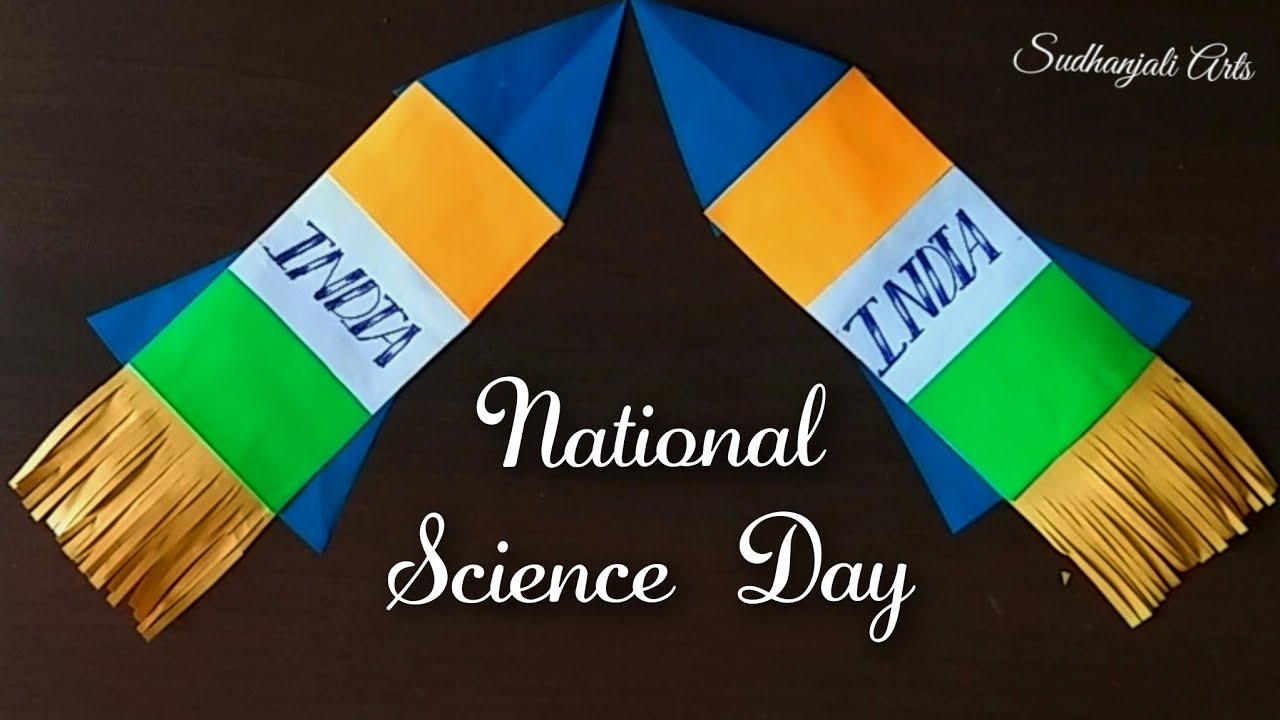happy national science day // science day  special paper craft //  how to make paper  rocket
