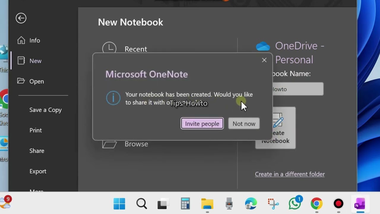 Инструкция по OneNote: создание записной книжки за несколько минут в Windows 11