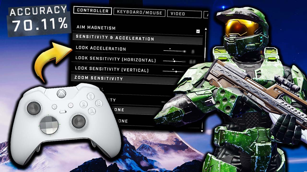 ЛУЧШИЕ НАСТРОЙКИ КОНТРОЛЛЕРА ДЛЯ HALO INFINITE В 2025 ГОДУ!