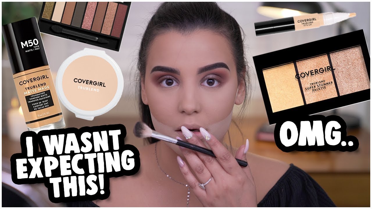 FULL FACE USING ONLY COVERGIRL PRODUCTS! CRUELTY FREE MAKEUP TUTORIAL | MakeupByAmarie