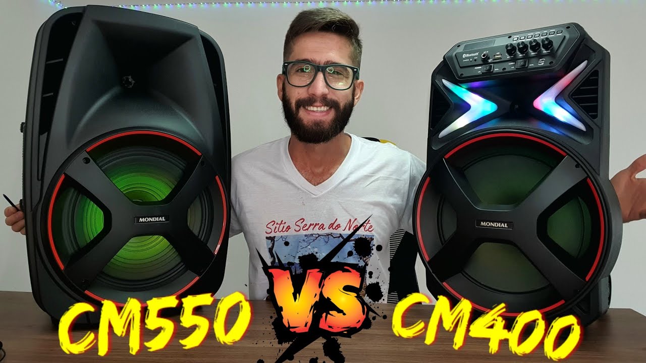 Caixa de som Mondial CM-550 550W Vs Mondial CM-400 400W: Qual a melhor Opção? (Comparativo)